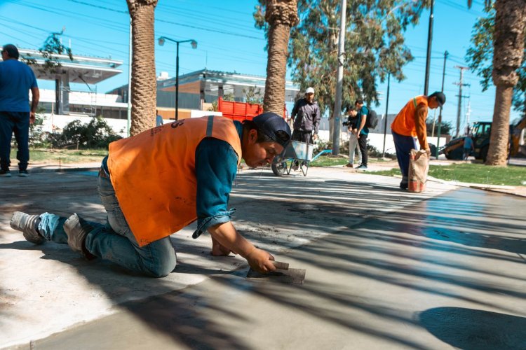 Rivadavia avanzando en obras de infraestructura