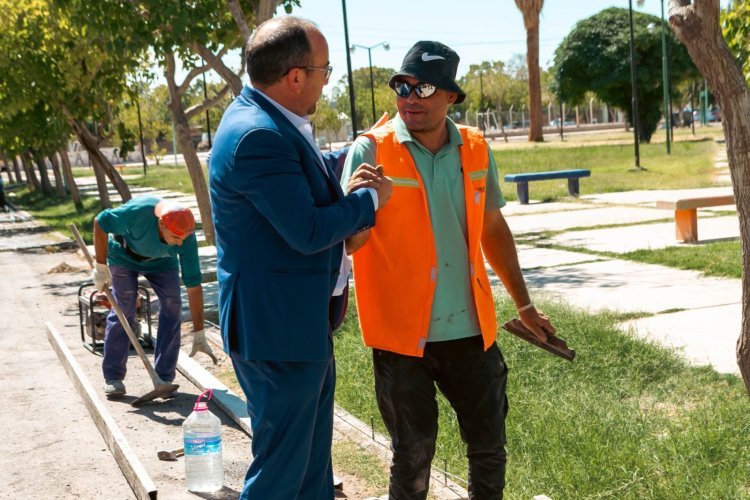 Rivadavia avanzando en obras de infraestructura