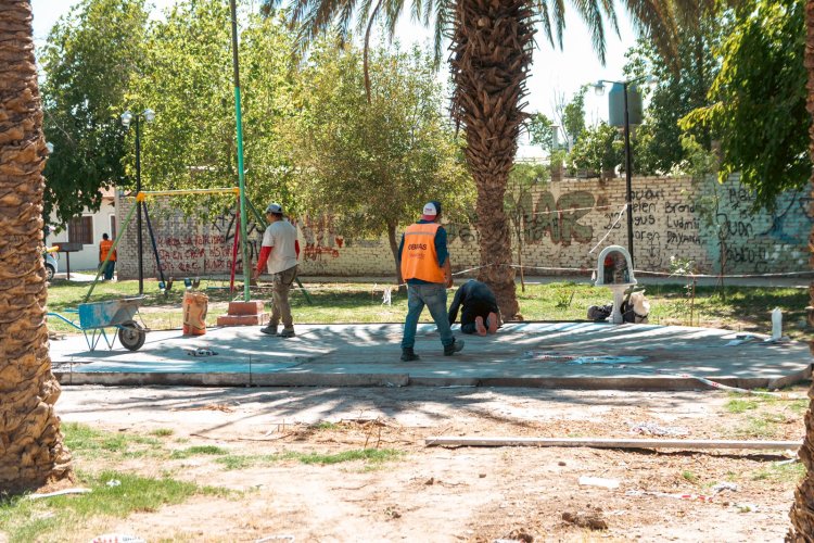 Rivadavia avanzando en obras de infraestructura