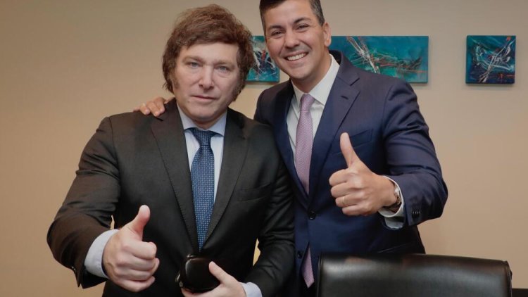 El presidente de Paraguay consideró que a Milei le será "difícil" gobernar sin consenso político