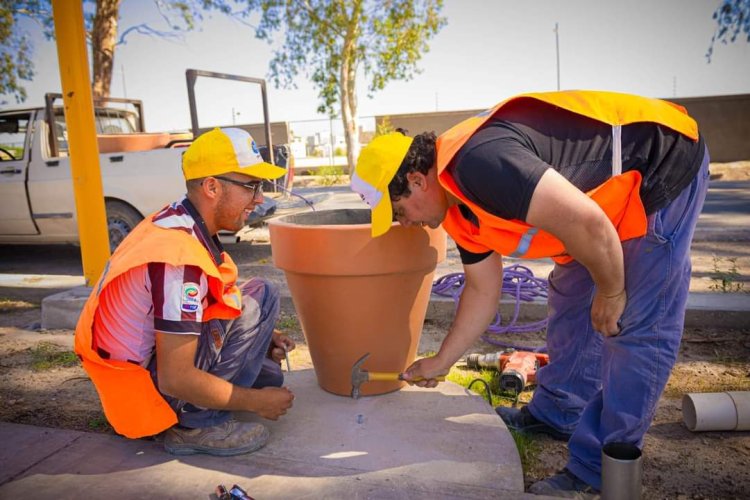 Mejoras y más obras para calle Roque Sáenz Peña, en Santa Lucía