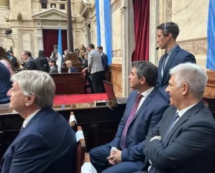 Discurso de Milei: "Cuenta conmigo en todos los acuerdos que beneficien a los sanjuaninos"