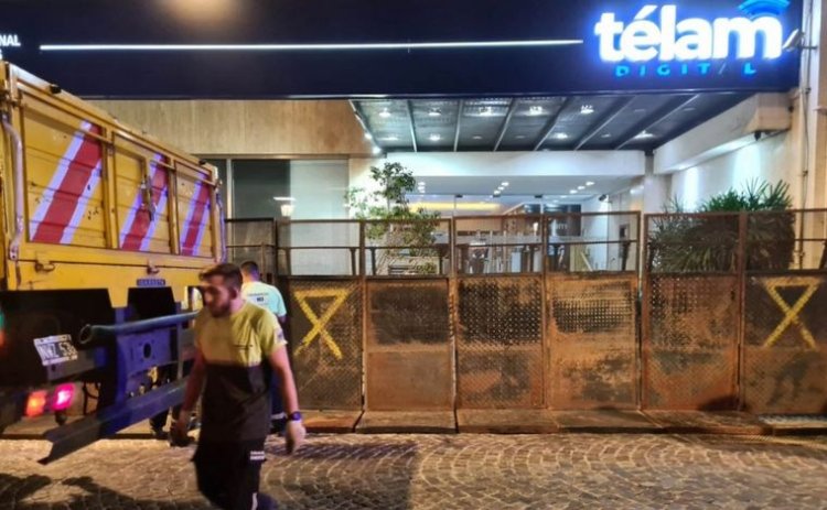 Dieron de baja la web de Télam