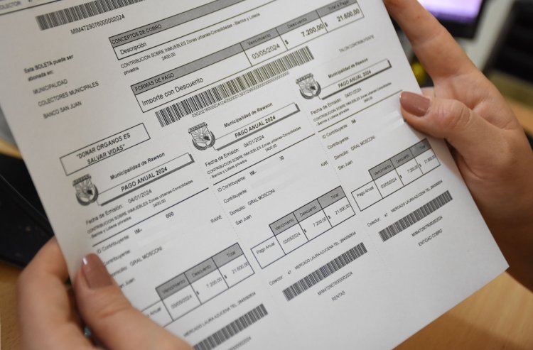 Siguen los descuentos para el pago y la regularización en Tasas Municipales de Rawson