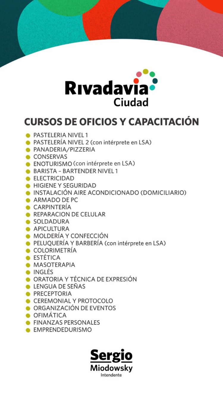 Rivadavia te capacita