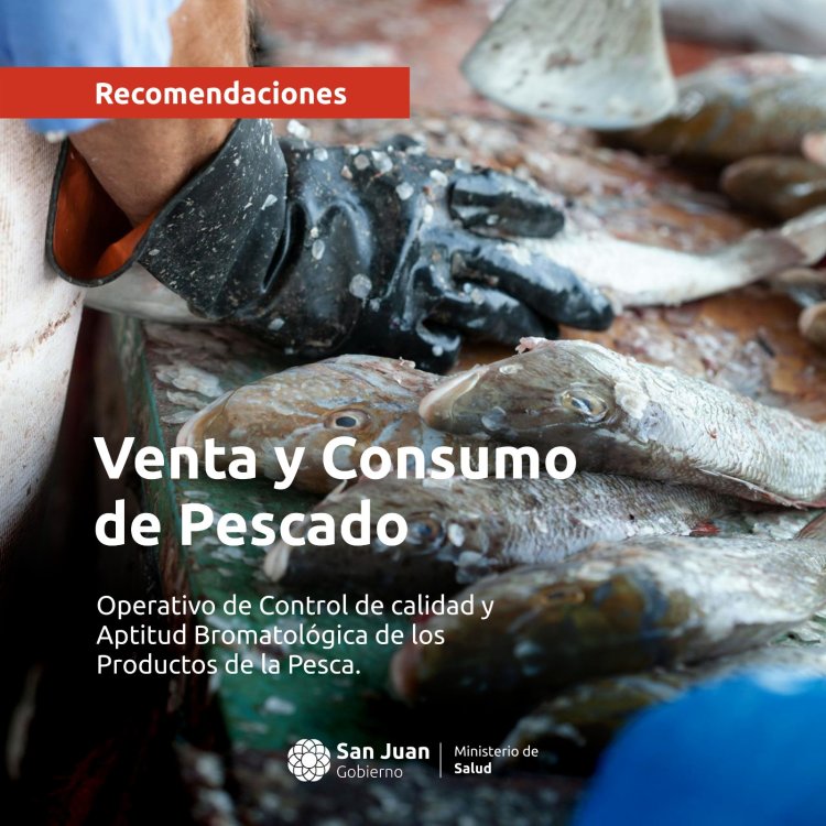 Por Semana Santa, Salud realizará un operativo de control de productos de la pesca