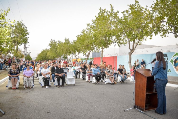 Los vecinos de la zona Oeste de Chimbas estrenan Portal de ingreso