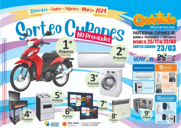 Sorteo de Cupones No Premiados y Cruzadas Solidarias en la Caja de Acción Social