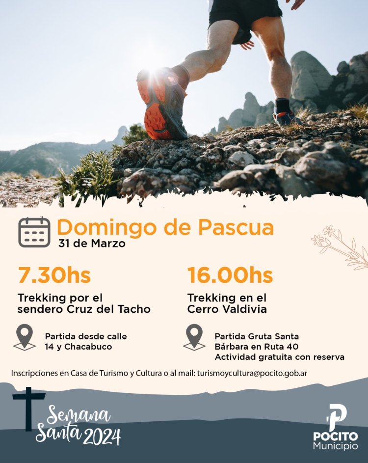 Pocito ofrece múltiples actividades en Semana Santa