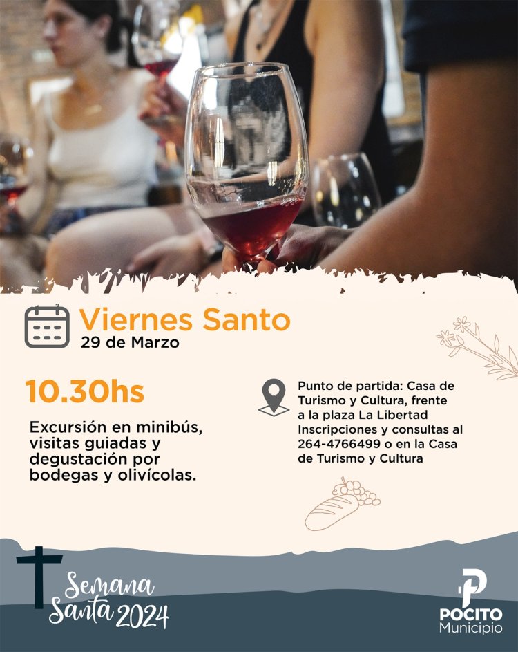 Pocito ofrece múltiples actividades en Semana Santa