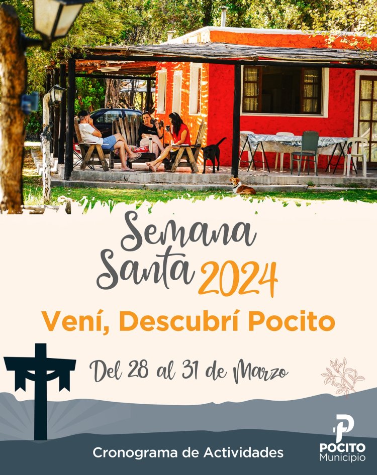 Pocito ofrece múltiples actividades en Semana Santa