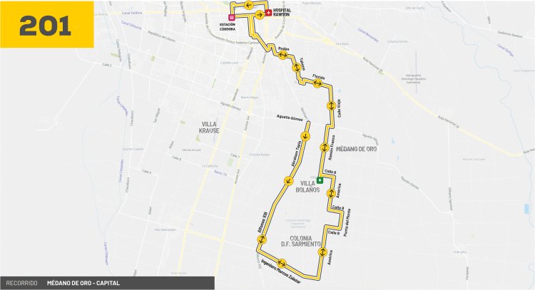 Modifican recorrido de la línea 201 y mejoran frecuencia horaria en dos líneas