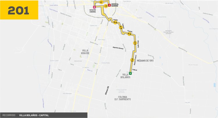 Modifican recorrido de la línea 201 y mejoran frecuencia horaria en dos líneas