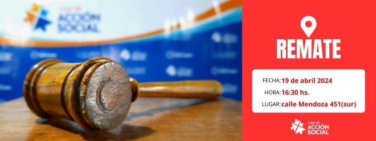 Remate de movilidades de la Municipalidad de Rivadavia