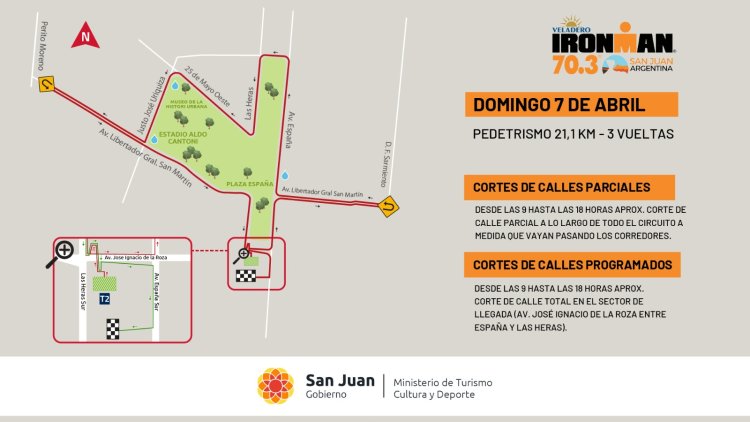 Ironman 70.3: Recorridos y cronograma de cortes de calles y rutas