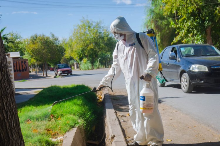 Caucete combate el Dengue con operativos de fumigacion