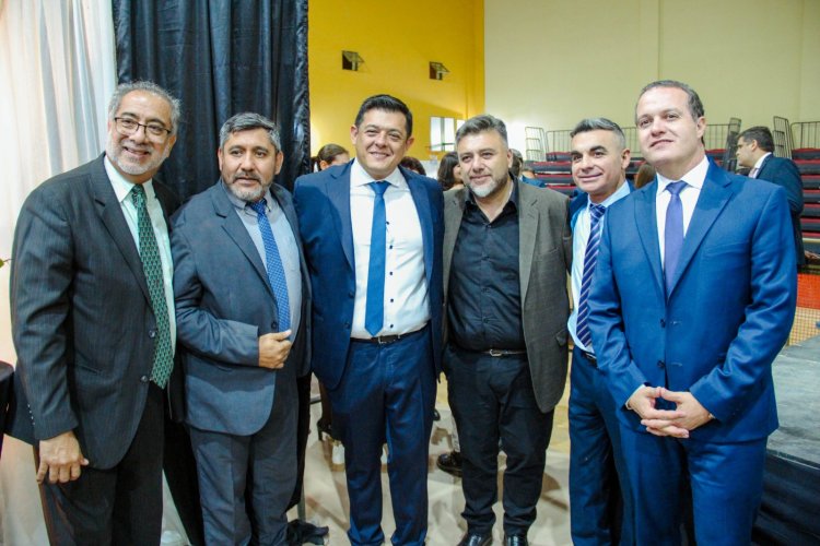 El intendente Matías Espejo ante el pueblo de Jáchal en el inicio de Sesiones