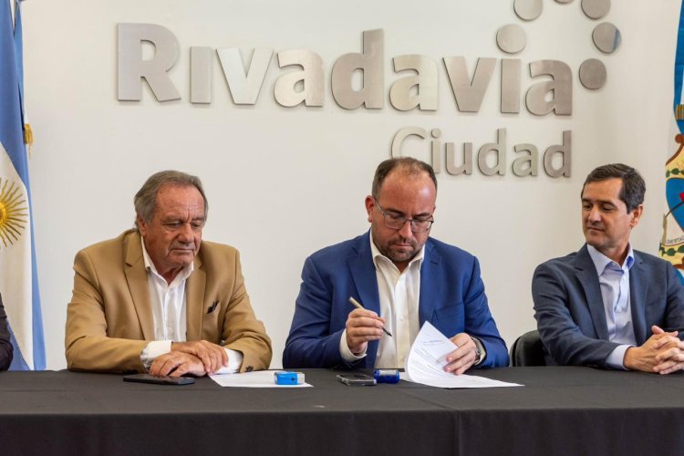Rivadavia y el Sanatorio Argentino firman un Convenio Integral