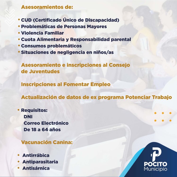Pocito realiza abordaje comunitario en zona norte