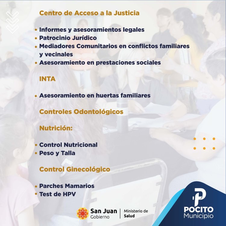 Pocito realiza abordaje comunitario en zona norte