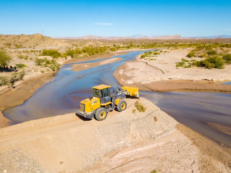 Arreglan la toma del río Jáchal en Mogna