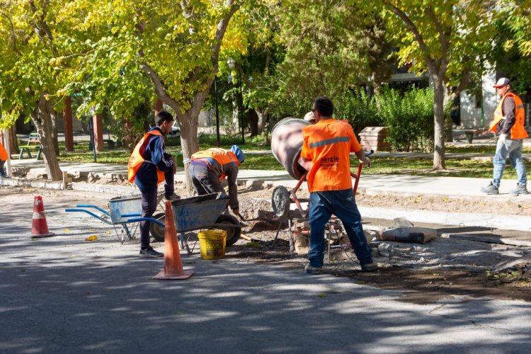 Rivadavia avanza en obras conjuntas en límites con Capital