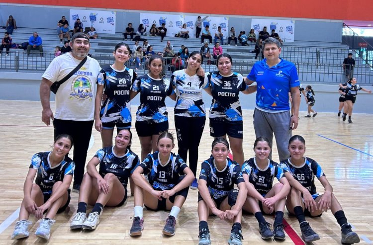 Las municipales de Pocito debutaron en el Torneo Apertura de Handball
