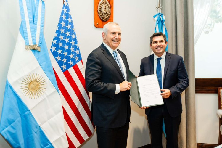 El gobernador Orrego recibió al embajador de Estados Unidos