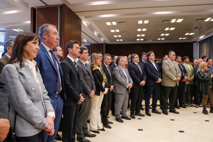 En la celebración del Día de la Minería, Orrego participó de la presentación de la Expo Minera