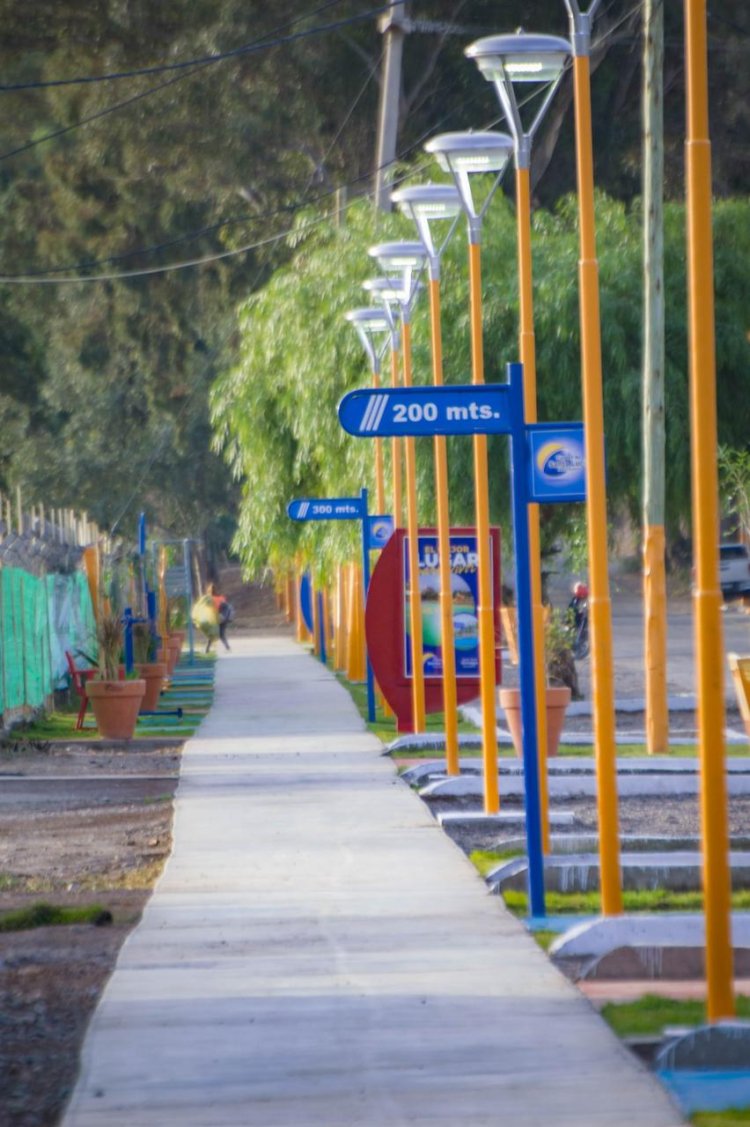 Nuevo paseo de la Salud en Santa Lucía para el Bienestar Comunitario