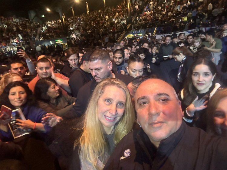 José Peluc estuvo en la presentación del libro de Milei