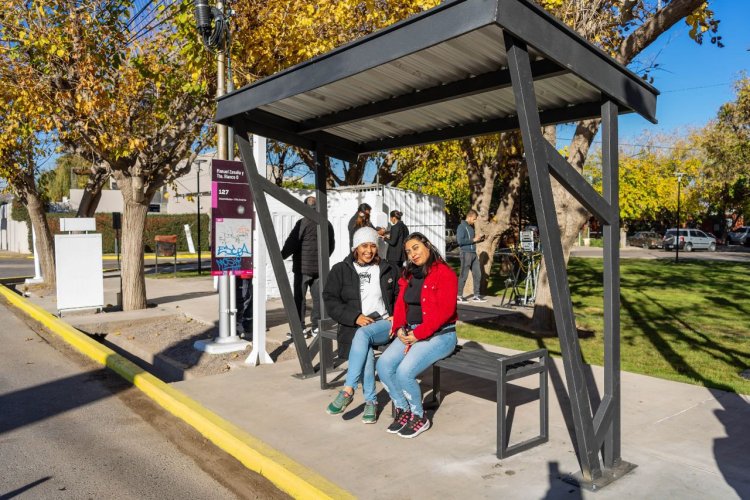 Rivadavia inauguró la Plaza María Auxiliadora