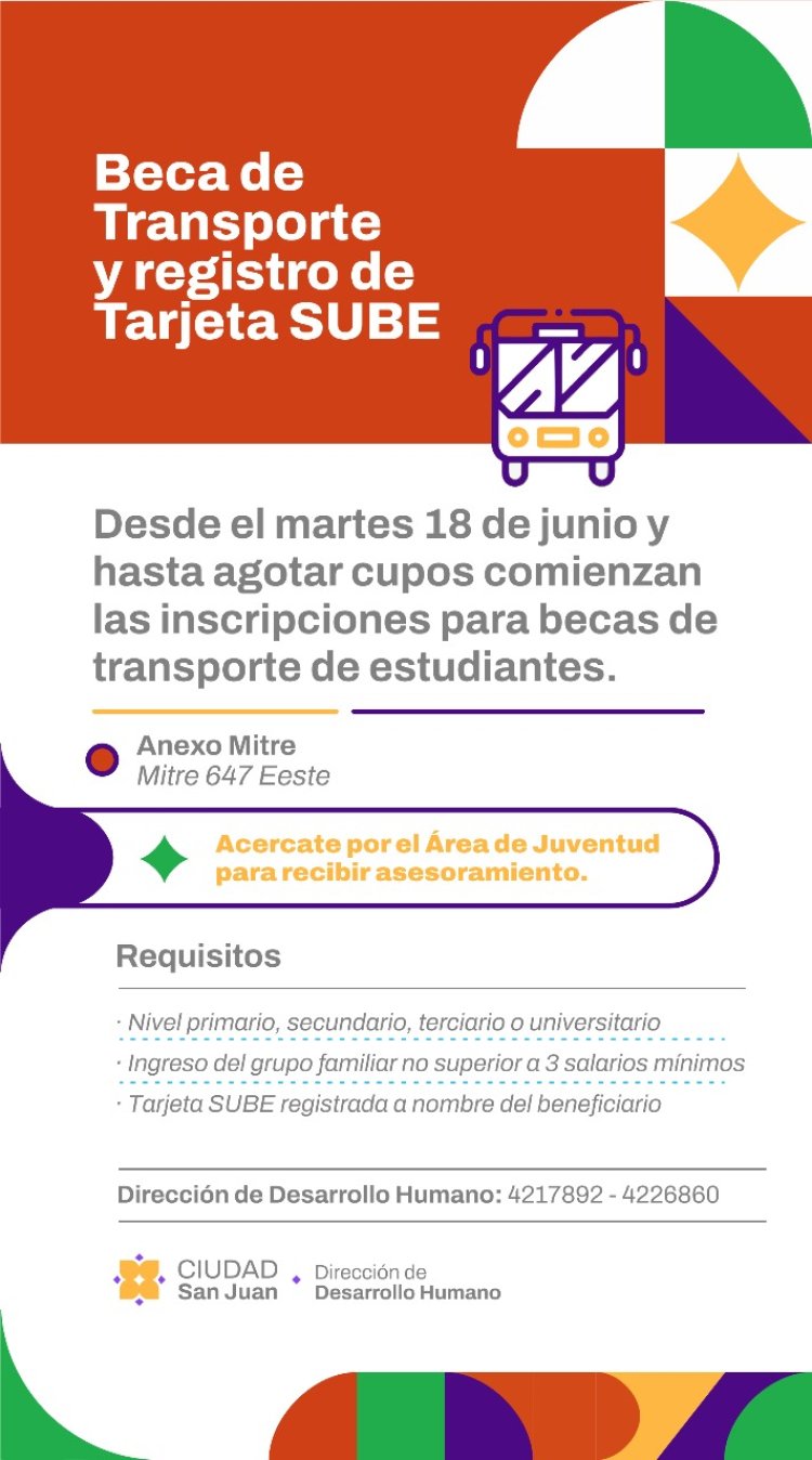 Capital asesorará para obtener  beca de transporte