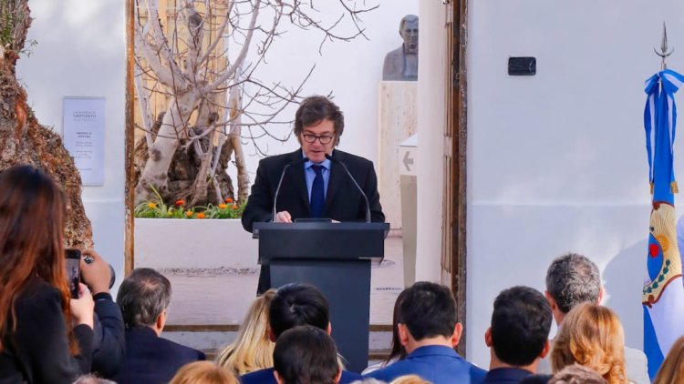 El presidente Milei lanzó desde San Juan el Plan Nacional de Alfabetización