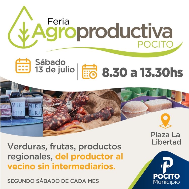 Pocito realiza una nueva Feria Agroproductiva