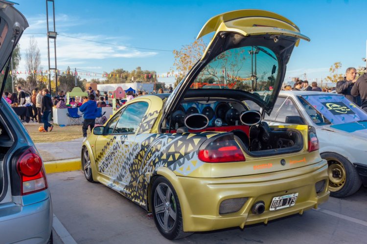 El Parque de Rivadavia colmado por los entretenimientos