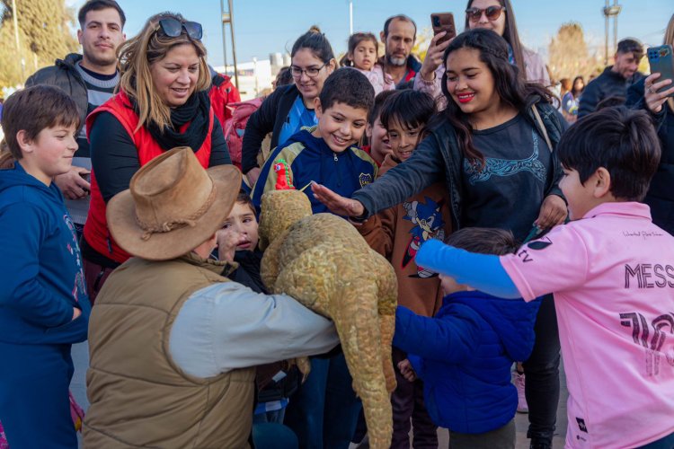 El Parque de Rivadavia colmado por los entretenimientos