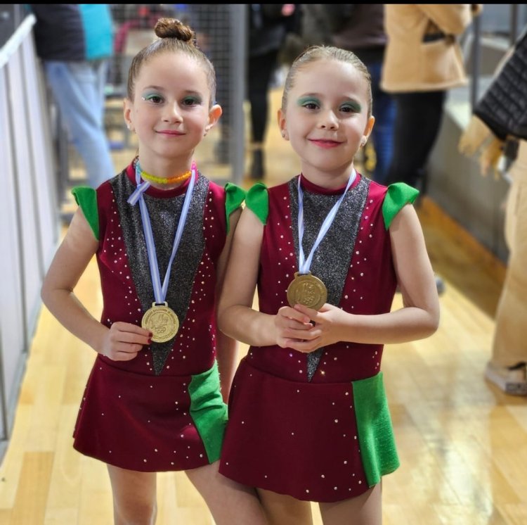 Encuentro regional de gimnasia artística en el estadio Aldo Cantoni