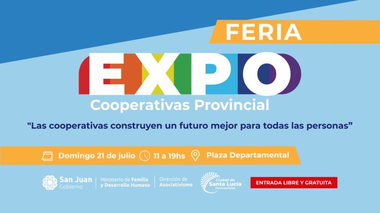 Se viene la Expo Cooperativas en Santa Lucía