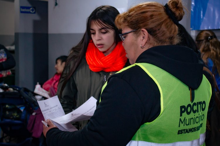 Gran número de vecinos asisten al Operativo de Abordaje Comunitario realizado por Pocito