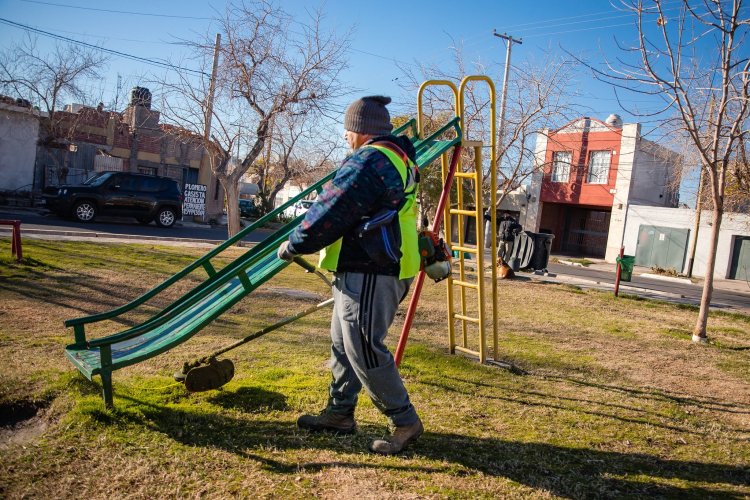Conocé el cronograma semanal de mantenimiento de espacios verdes de la Ciudad
