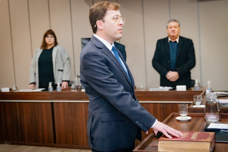 Juró el nuevo Juez de Faltas de Pocito