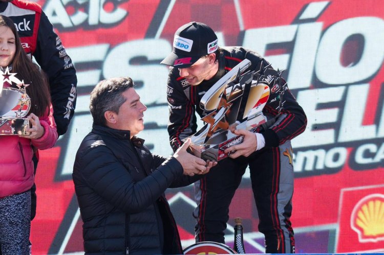 Orrego estuvo presente en el cierre de la octava edición del Desafío de las Estrellas