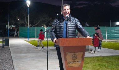 Remodelan la Plaza Ejército de Los Andes