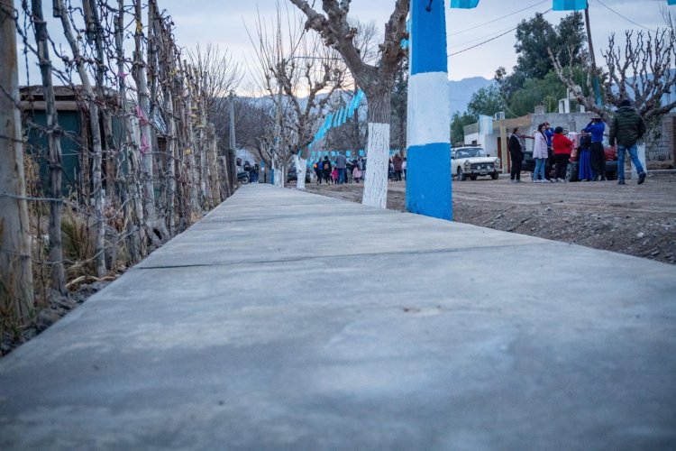 Inauguraron una serie de obras en Villa América, Carpintería