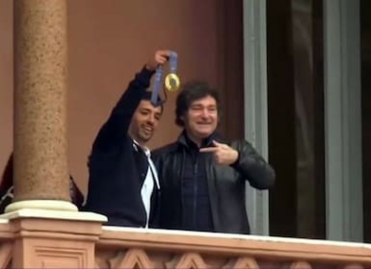 Oro Olímpico: el Maligno Torres le pidió a Milei que apoye al deporte