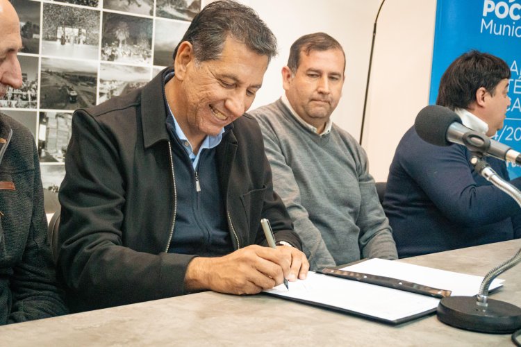 Pocito firma convenio con el Conicet para trabajar en el ordenamiento territorial