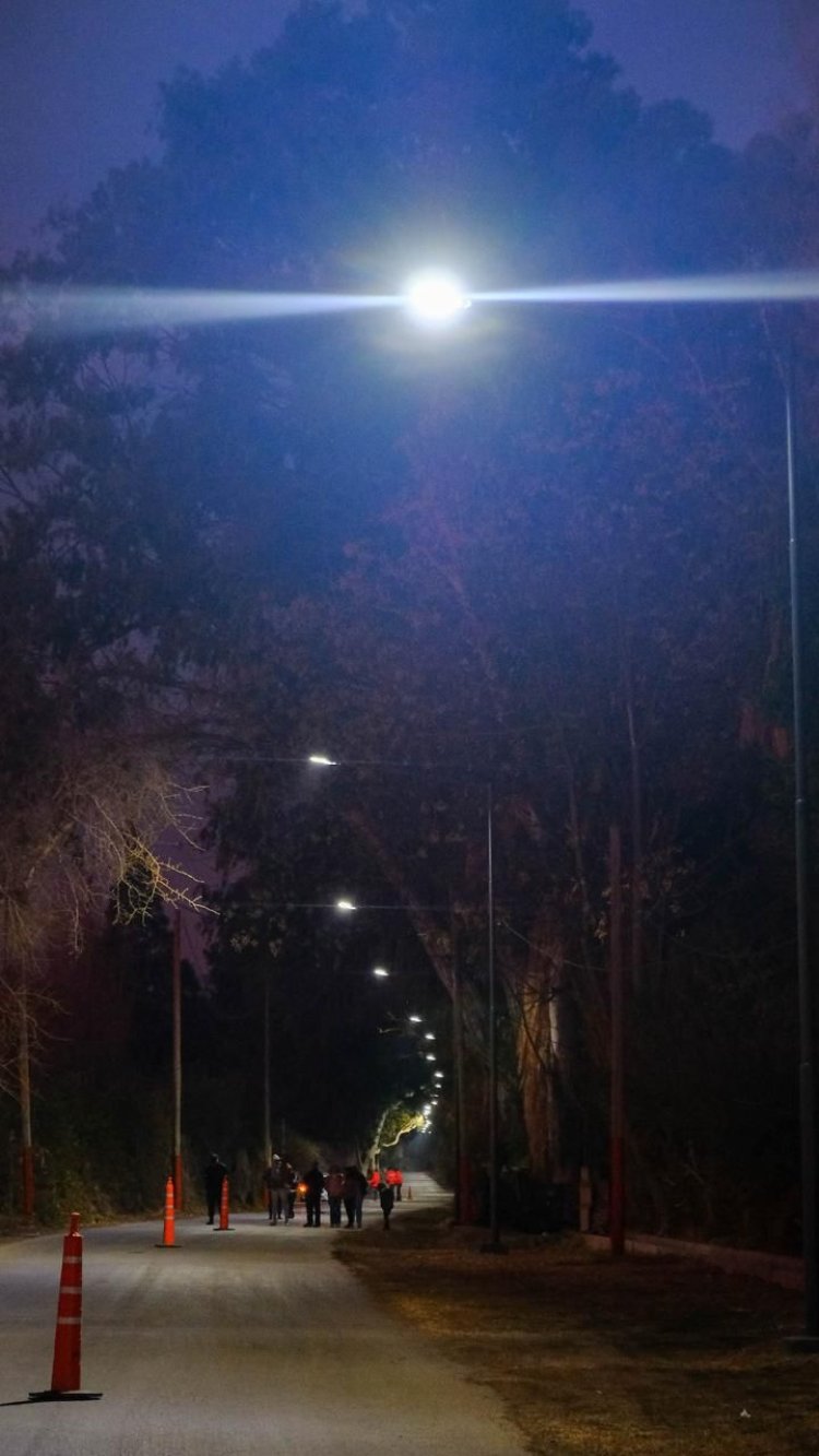 Nueva iluminación led para la zona este de Chimbas    