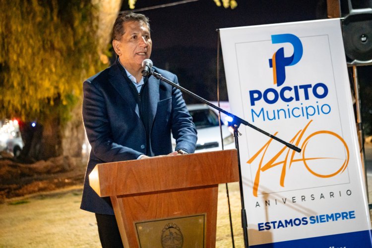 Inauguraron iluminación en Calle 11 entre Ruta 40 y Alfonso XIII