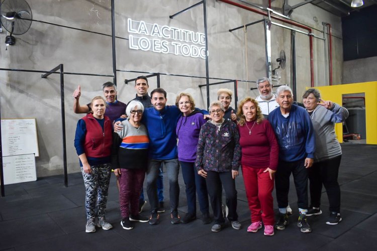 Rivadavia lanzó un programa se gimnasia gratuita para adulto mayores